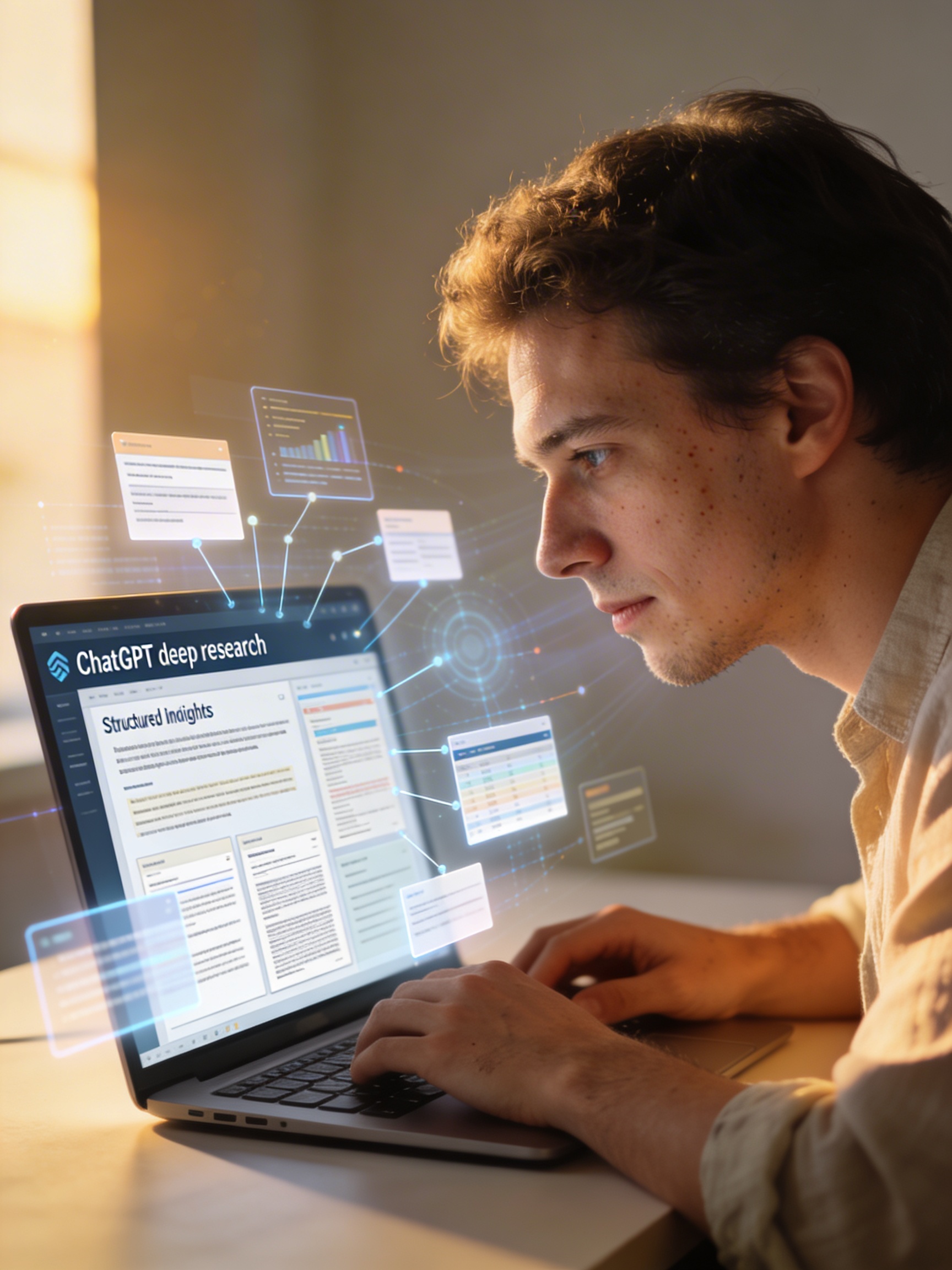 Konzentrierte Arbeit, viele Optionen filtern und entscheiden